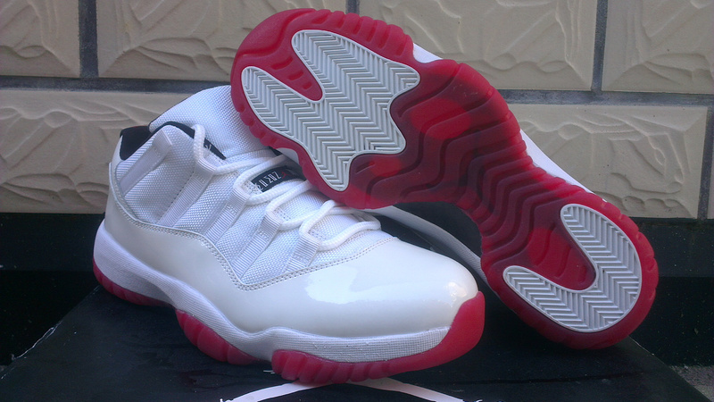Air Jordan 11 Mens Shoes Aaa White/Red Online